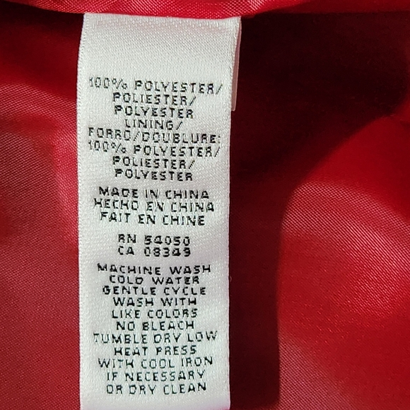 NWT Le Suit Separates Fire Red 3 Button Jacket Size 14 - Picture 12 of 16